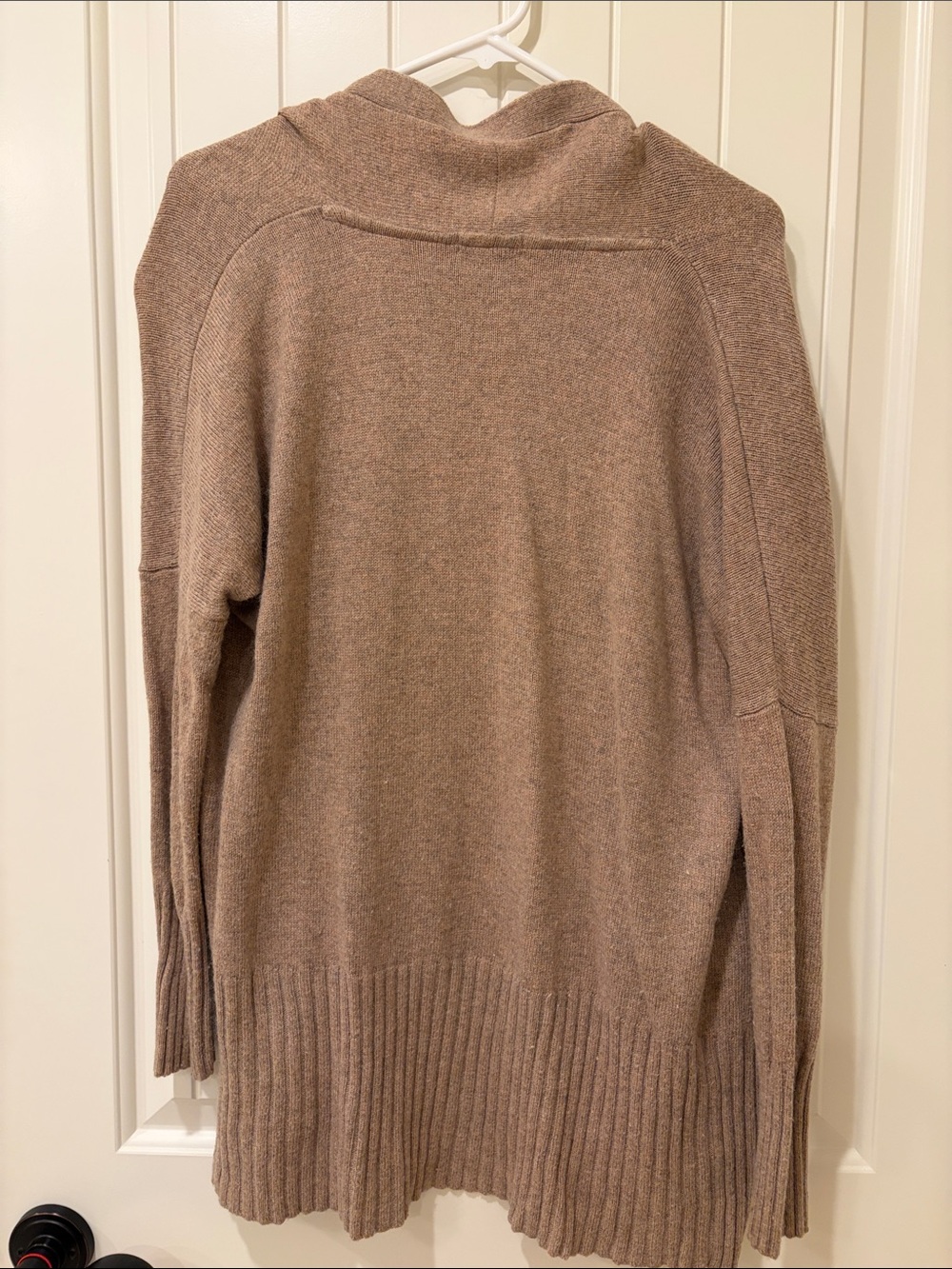 Aritzia Tulula Open-Front Cashmere Taupe - Picture 3 of 3